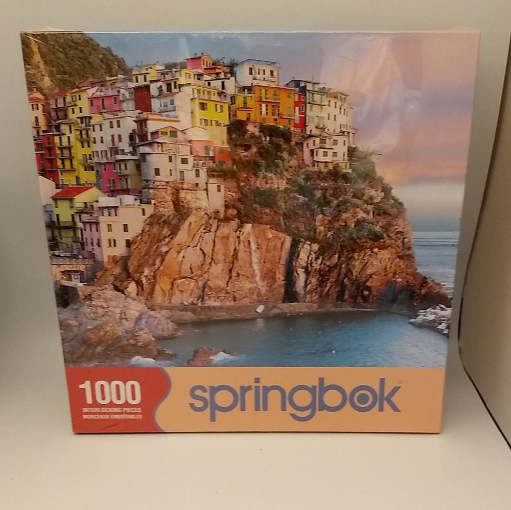 Springbok's 1000 Piece Jigsaw Puzzle Colorful Cliff Hangers